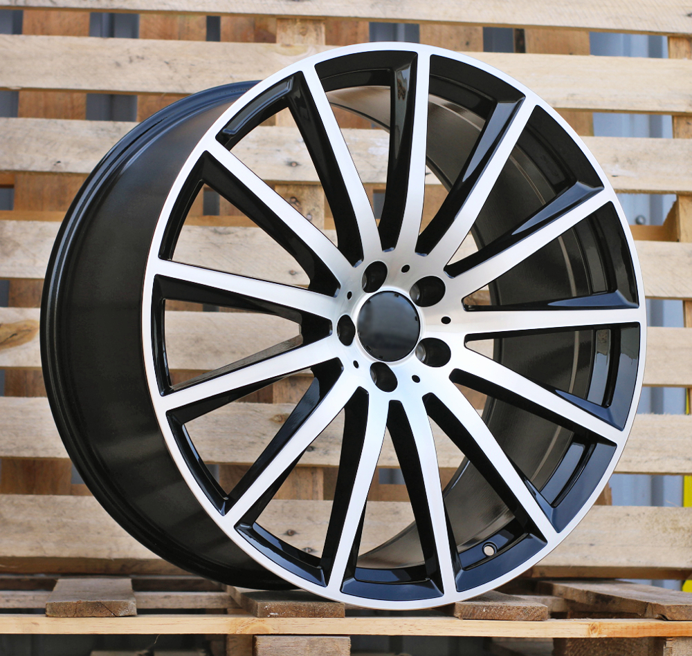 Mercedes H3524F  Melns ar pulētu virsmu R22 5X112 11.5J et47 66.6