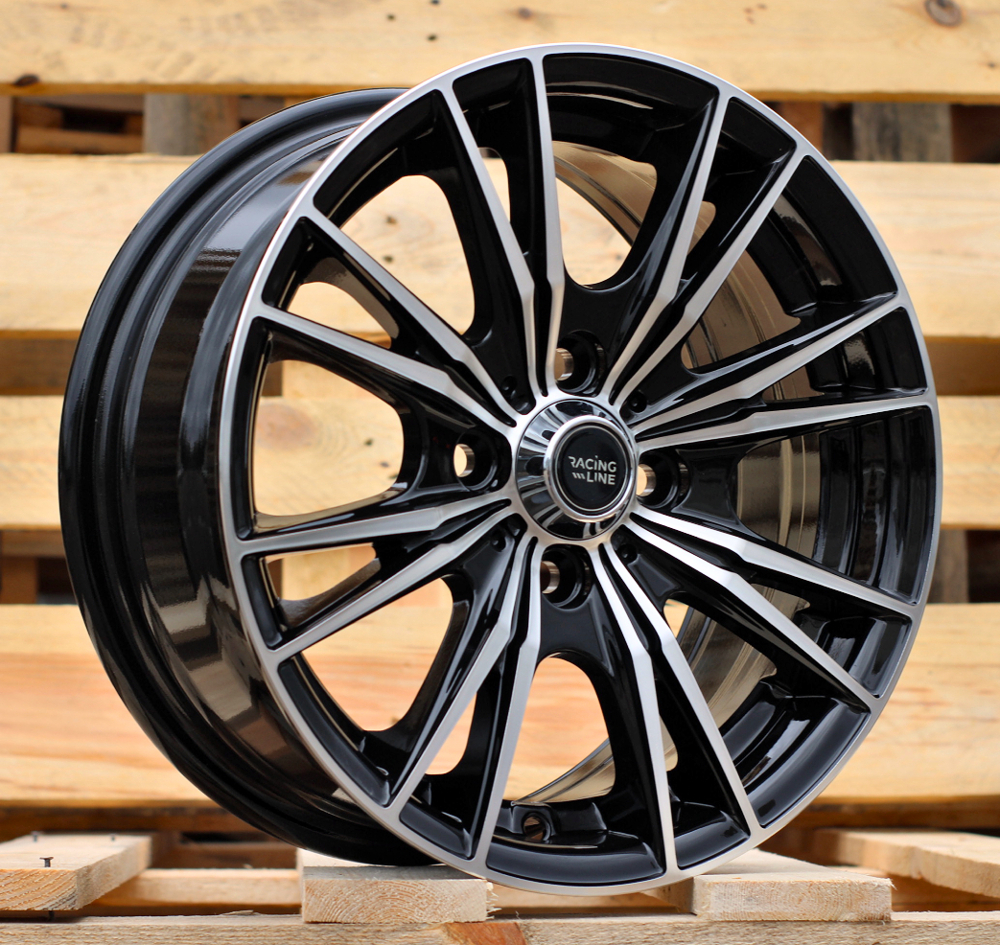 B5199  Melns ar pulētu virsmu R14 4X100 6J et38 60.1