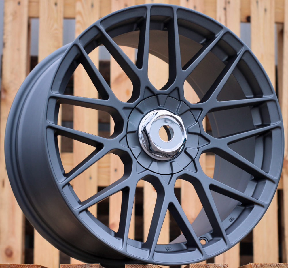 Q1211  Pelēks Gunmetal pusmatēts R18 10X112/120 9.5J et38 72.6