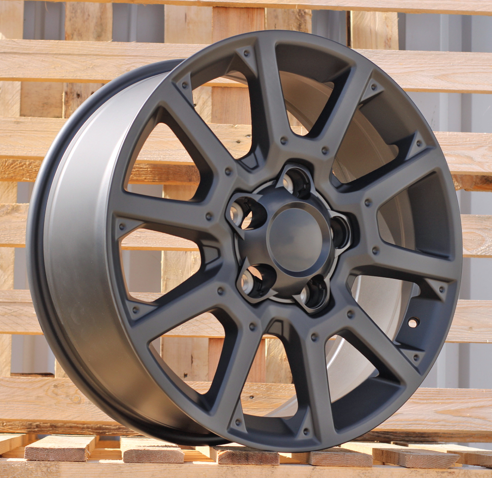 B1380  Melns matēts R20 5X150 8.5J et55 110.1
