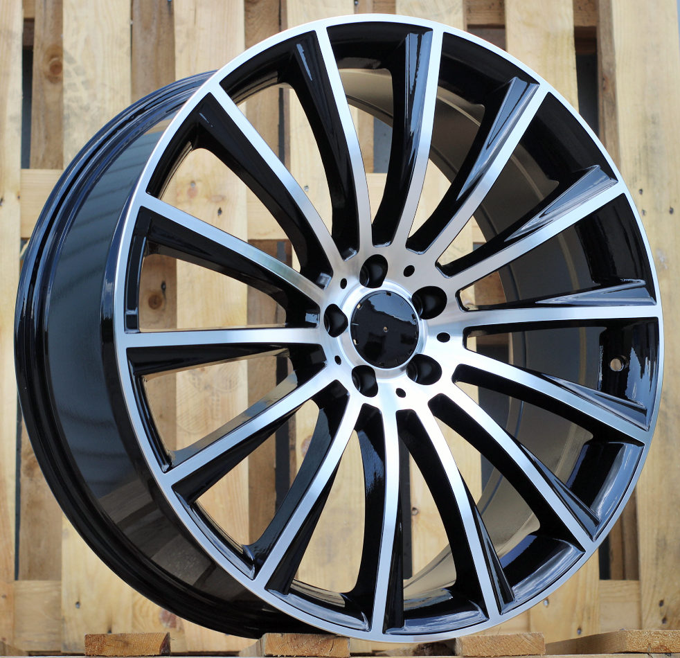Mercedes B1048  Melns ar pulētu virsmu R18 5X112 8.5J et35 66.6