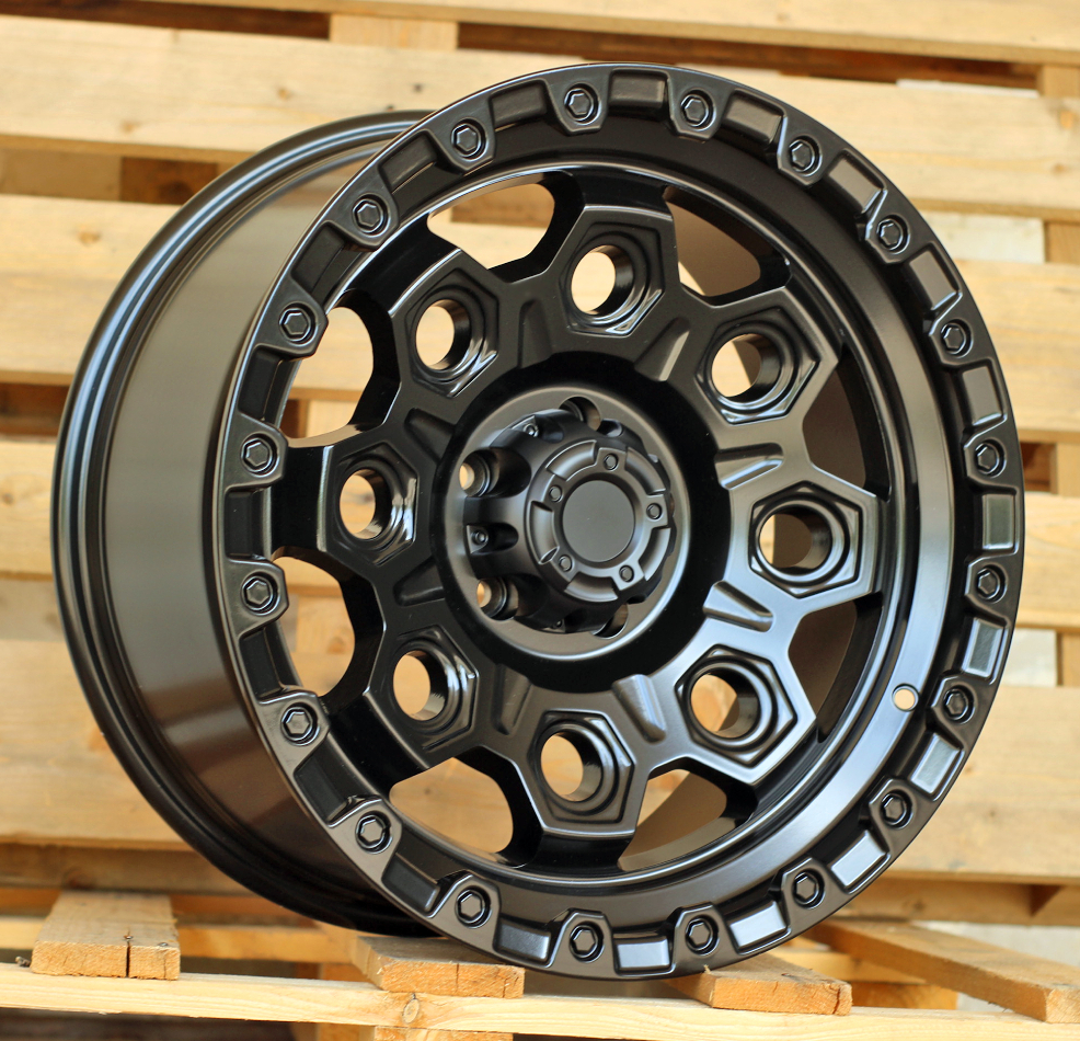 JT178  Melns matēts R18 5X114.3 9J et 73.1