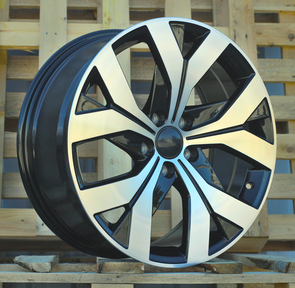 Volkswagen H617F  Melns ar pulētu virsmu R18 5X112 8J et44 57.1