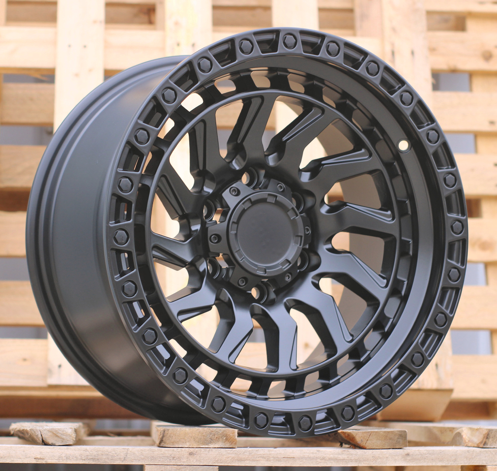 H973D  Melns matēts R17 6X139.7 9J et 110.1