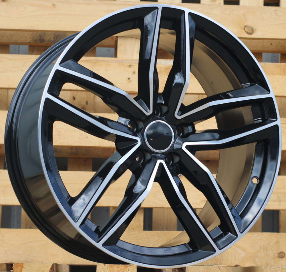 Audi BK690  Melns ar pulētu virsmu R18 5X100 8J et35 57.1