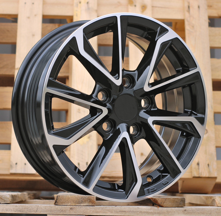 Toyota I5340  Melns ar pulētu virsmu R15 5X114.3 6J et40 54.1