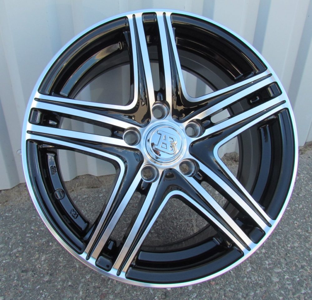LU048  Melns ar pulētu virsmu R15 5X105 6.5J et39 56.6