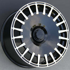 Mercedes I0343  Melns ar pulētu virsmu R20 5X112 9.5J et43 66.6