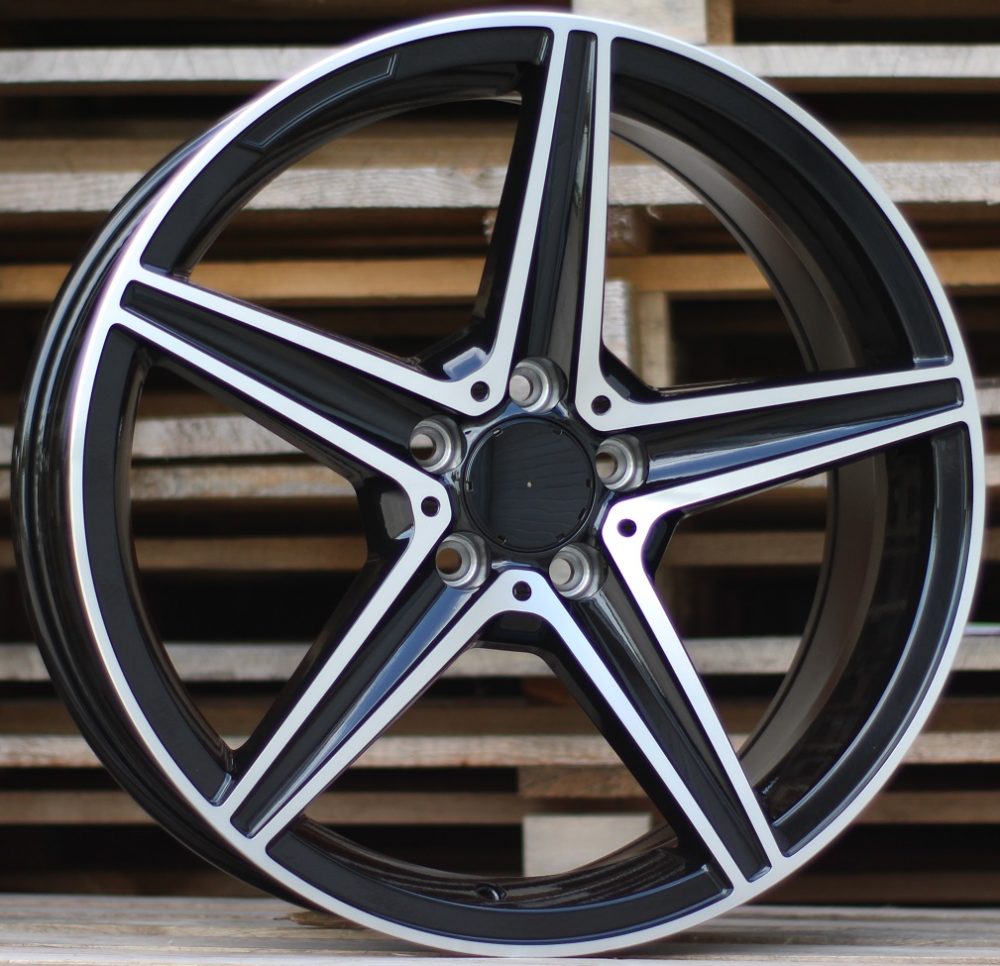 Mercedes B5052  Melns ar pulētu virsmu R17 5X112 7.5J et44 66.6