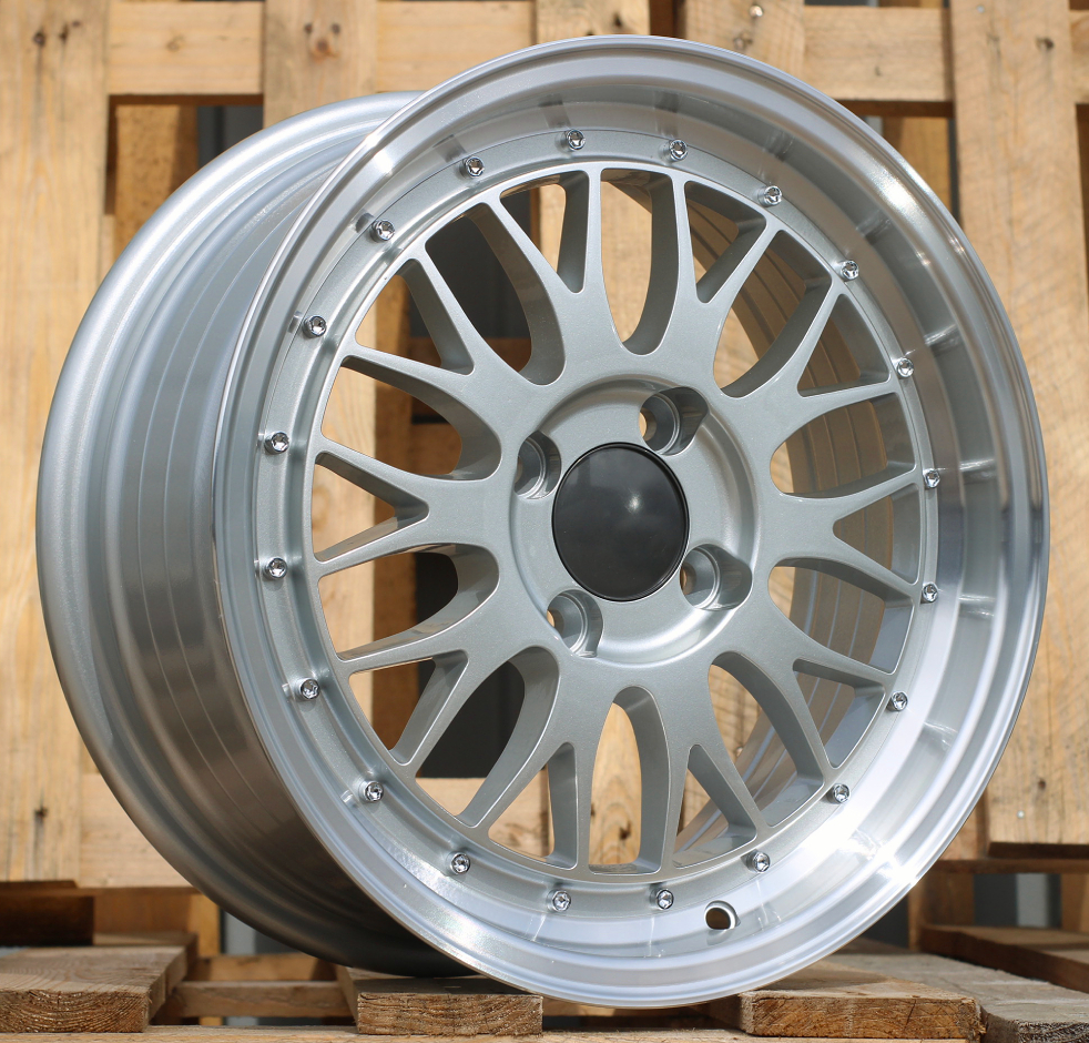 A1025  Sudrabs ar pulētu malu R16 4X100 7.5J et20 57.1