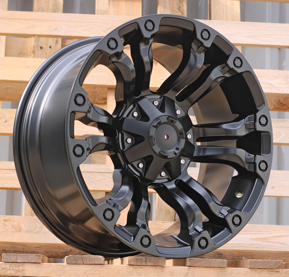 JT133  Melns matēts R18 6X139.7 9J et 110.1