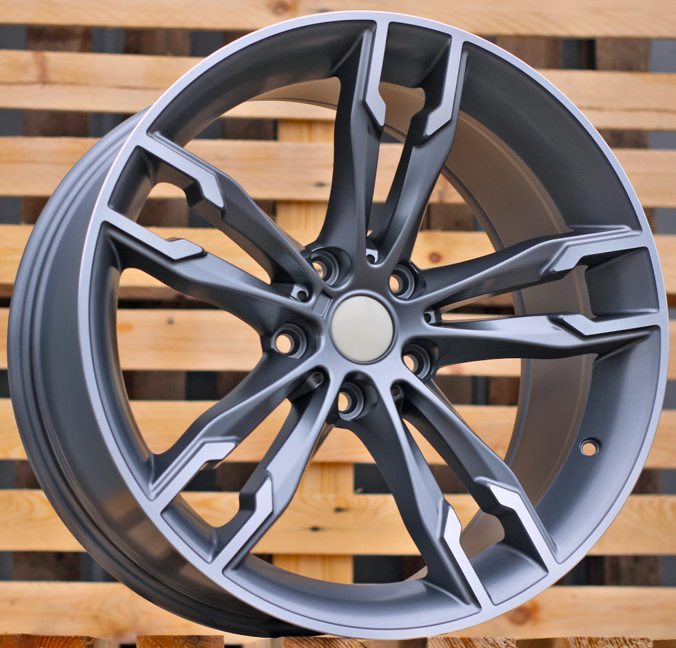 BMW B1257  Pelēks pusmatēts ar pulētu virsmu R19 5X120 8.5J et33 72.6