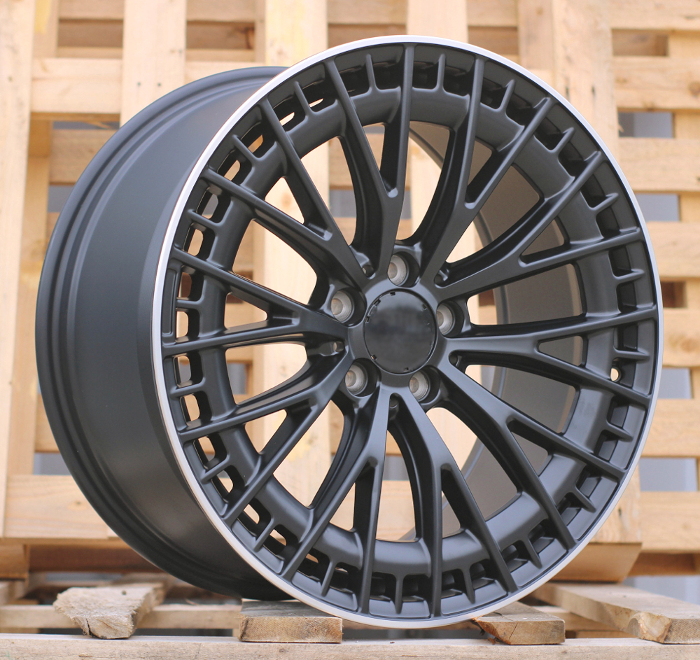 Mercedes 3S1384  Melns matēts ar pulētu malu R19 5X112 8.5J et36 66.6