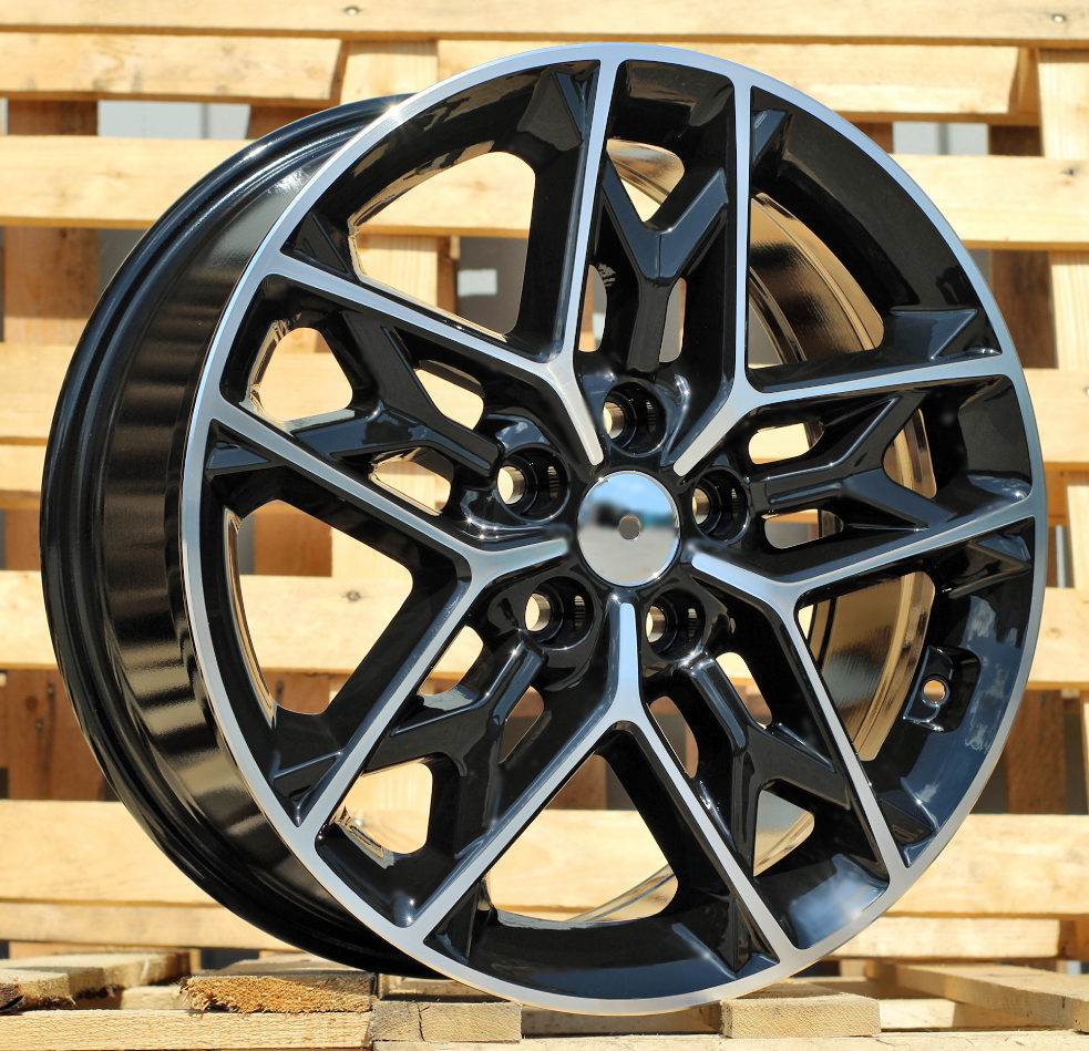Kia B5567  Melns ar pulētu virsmu R18 5X114.3 7.5J et48 67.1