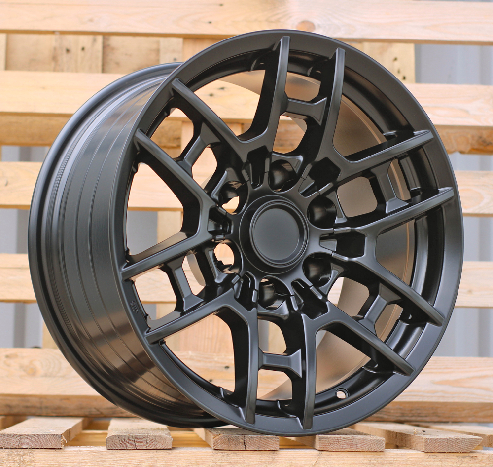 FBX147  Melns matēts R17 6X139.7 9J et 110.1