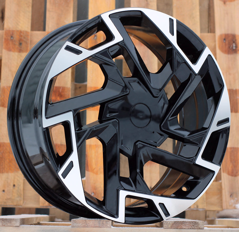 Kia B1927  Melns ar pulētu virsmu R18 5X114.3 7.5J et51 67.1