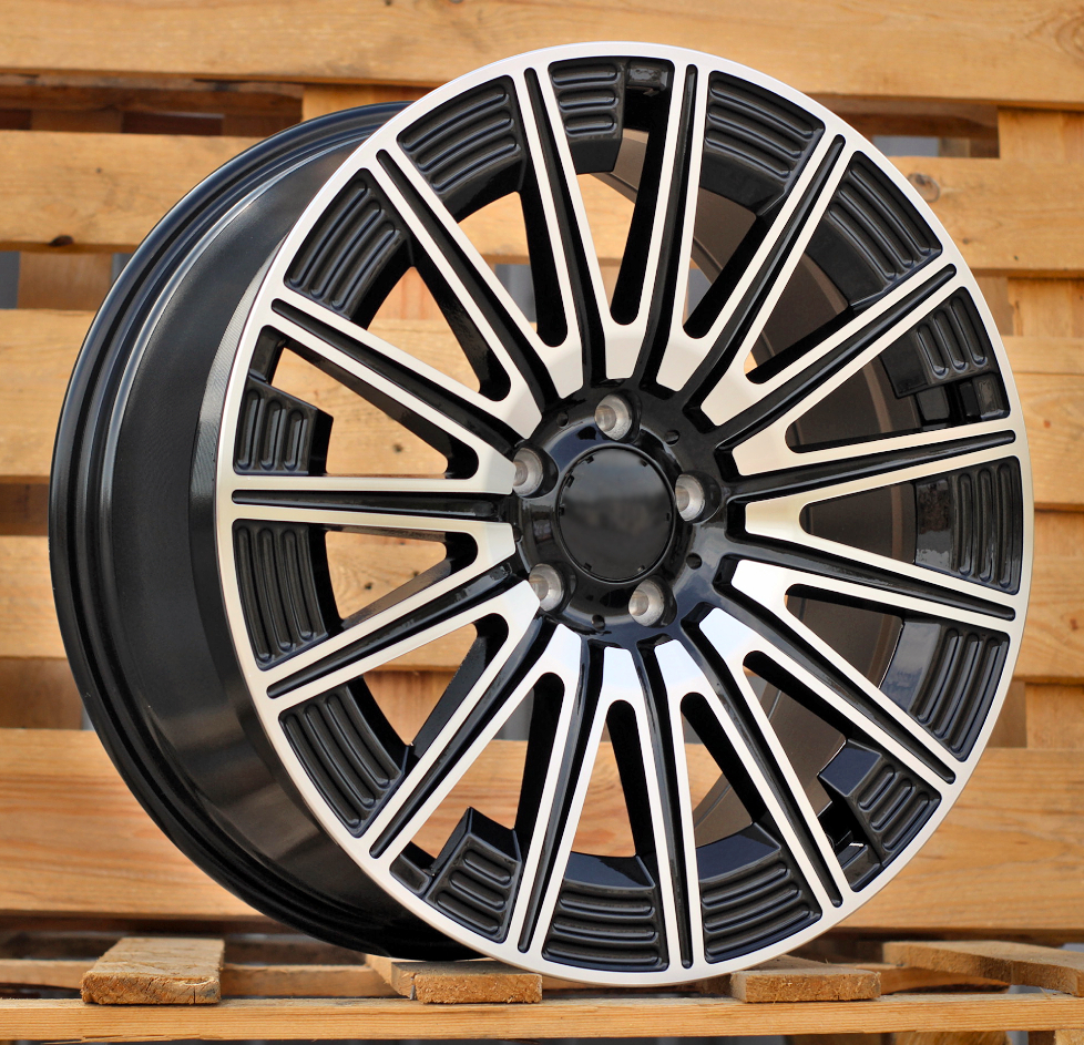Mercedes FLB005  Melns ar pulētu virsmu R19 5X112 8.5J et35.5 66.6