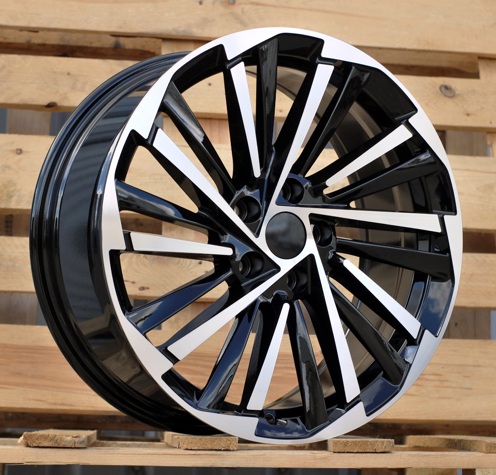 Skoda FBX261  Melns ar pulētu virsmu R18 5X112 7.5J et40 57.1