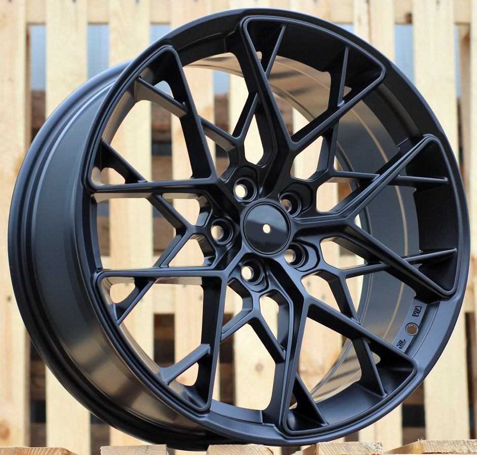 Q1131  Melns pusmatēts R18 5X100 8J et35 57.1