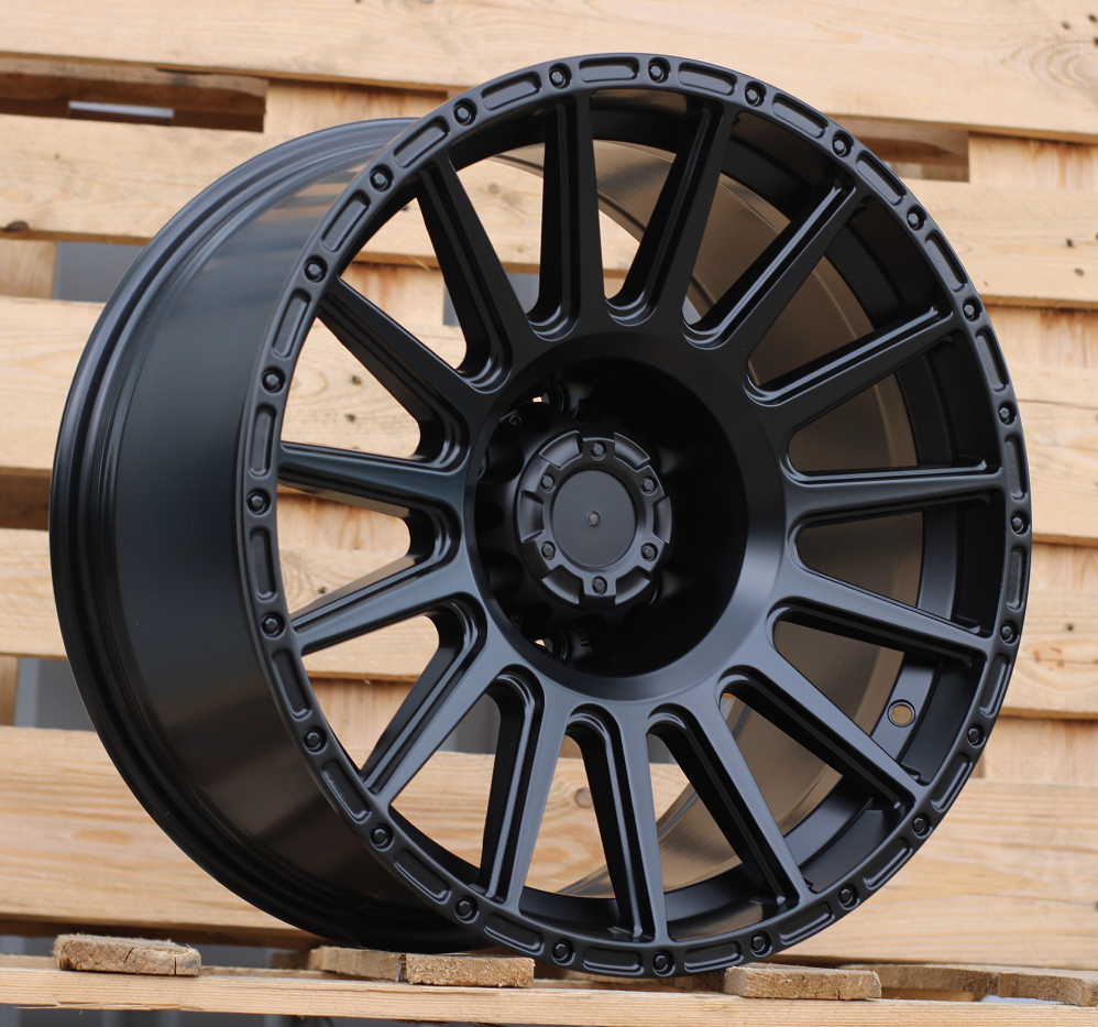 FBX026  Melns pusmatēts R18 6X139.7 9J etM12 106.1