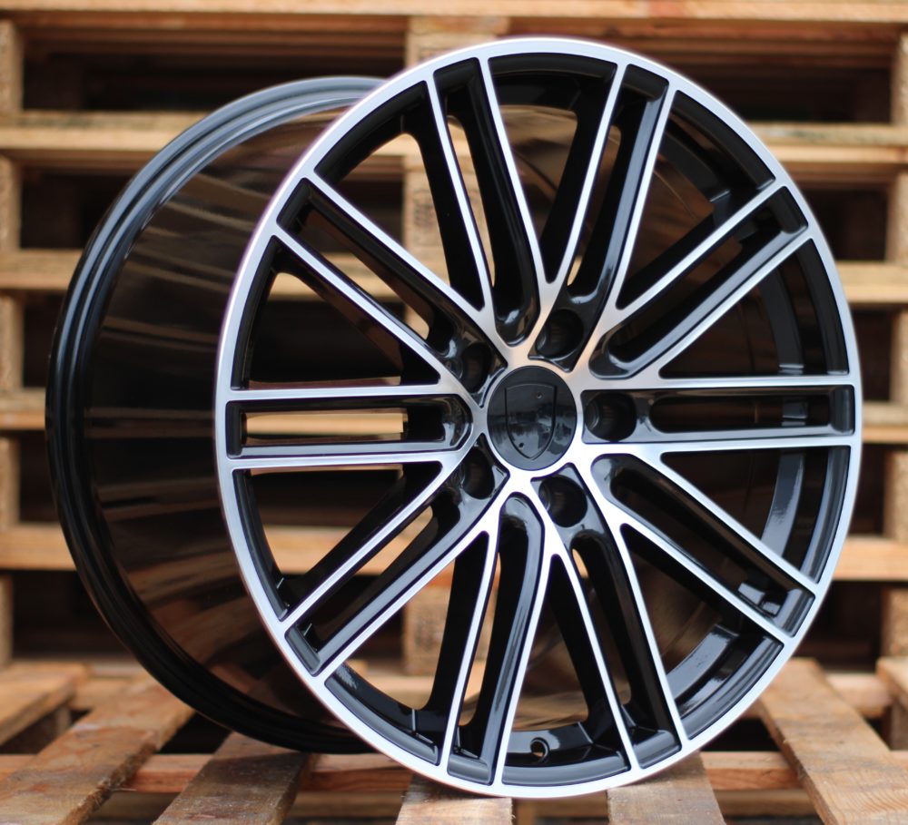 Porsche B1274  Melns ar pulētu virsmu R21 5X112 10J et19 66.5