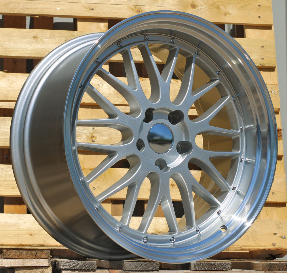 BMW BK848  Sudrabs ar pulētu malu R20 5X120 10J et20 74.1