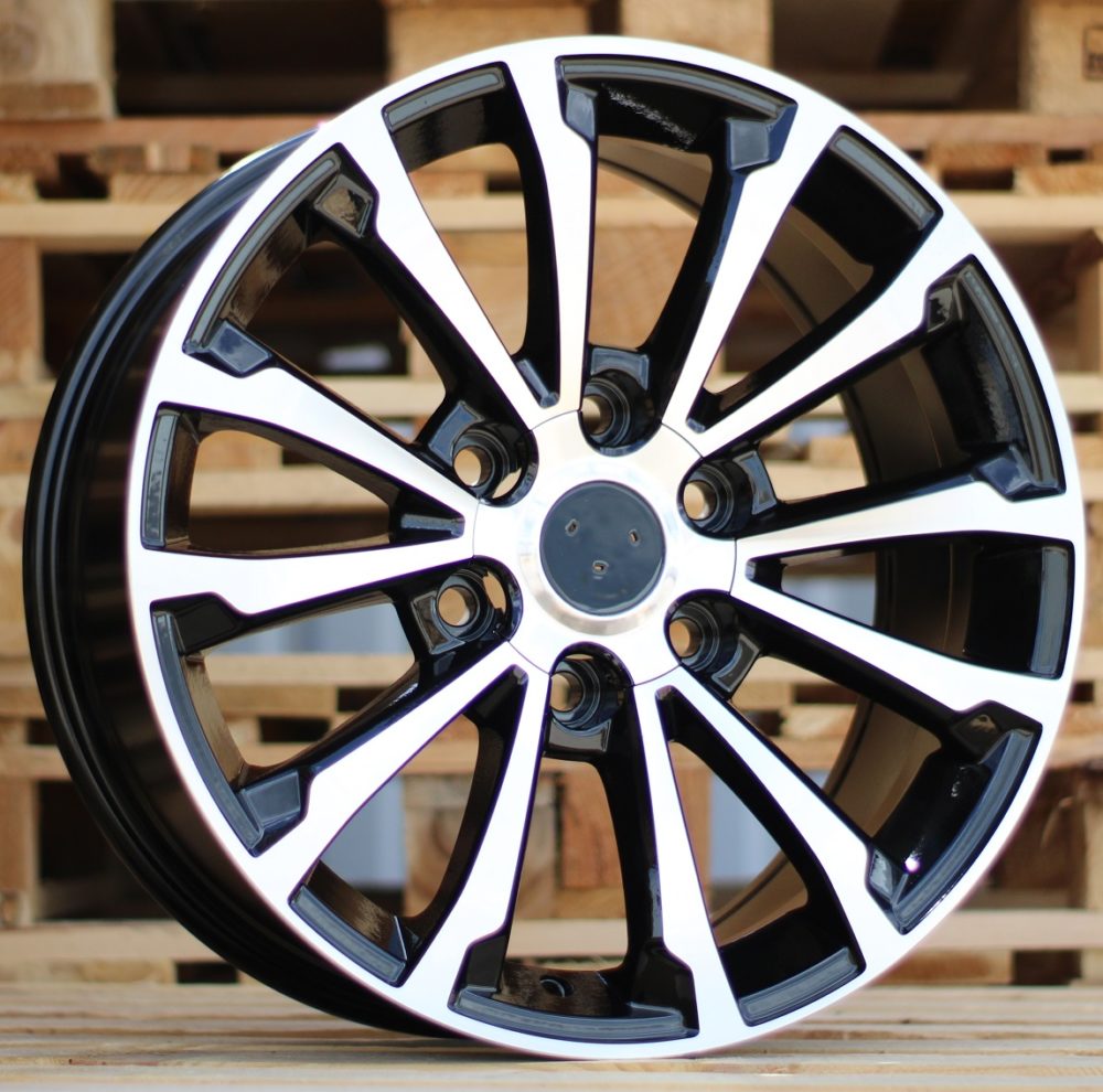 B1353  Melns ar pulētu virsmu R18 6X139.7 7.5J et25 106.1