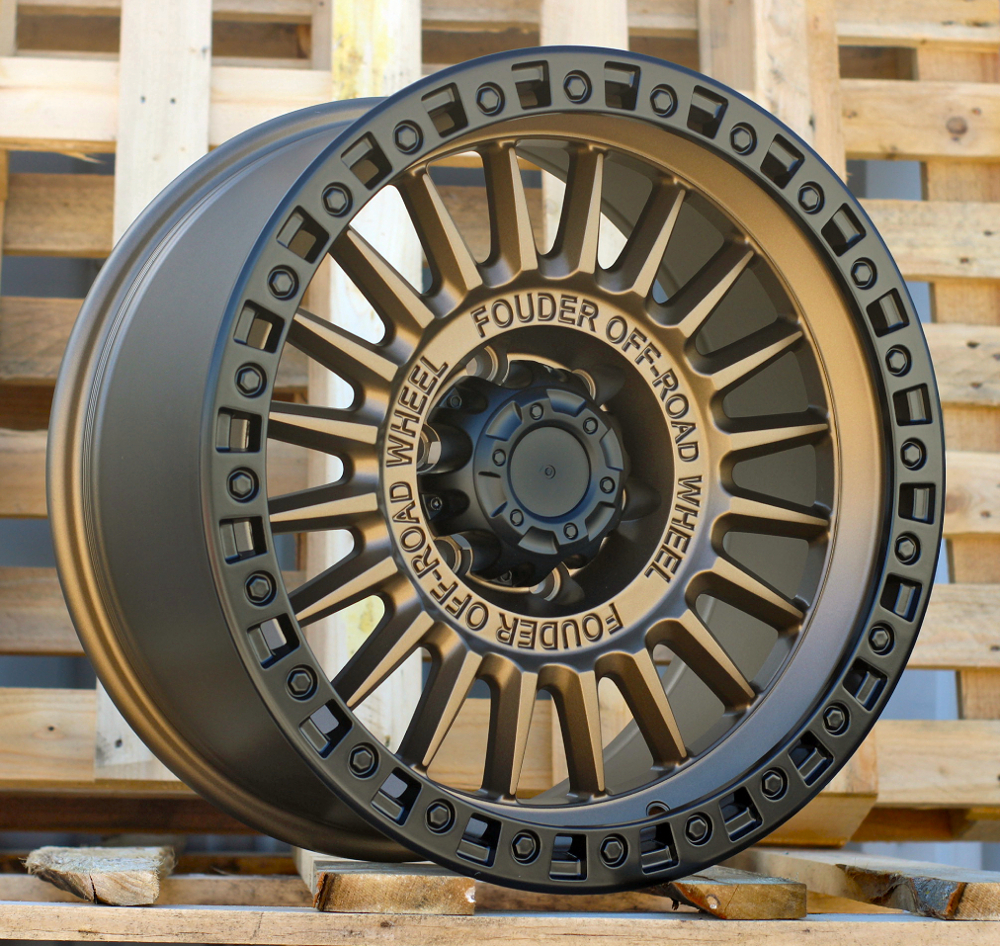 JT222  Bronza ar pulētu malu R18 6X139.7 9J et 110.1