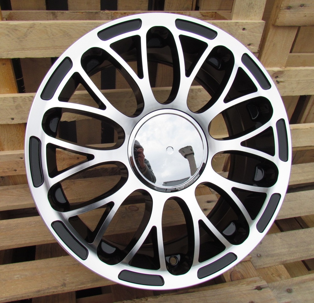 Fiat LU392  Melns ar pulētu virsmu R16 4X98 6.5J et35 58.1