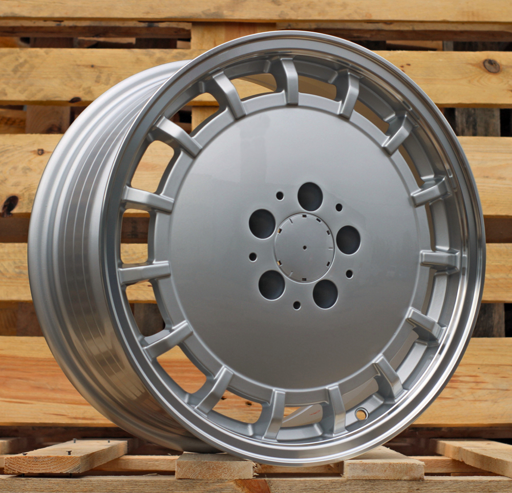 Mercedes F3029  Sudrabs ar pulētu malu R17 5X112 8J et35 66.6
