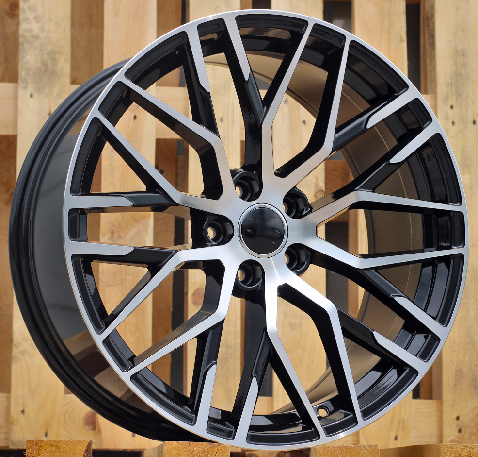 Audi XFE30  Melns ar pulētu virsmu R18 5X112 8J et35 66.5