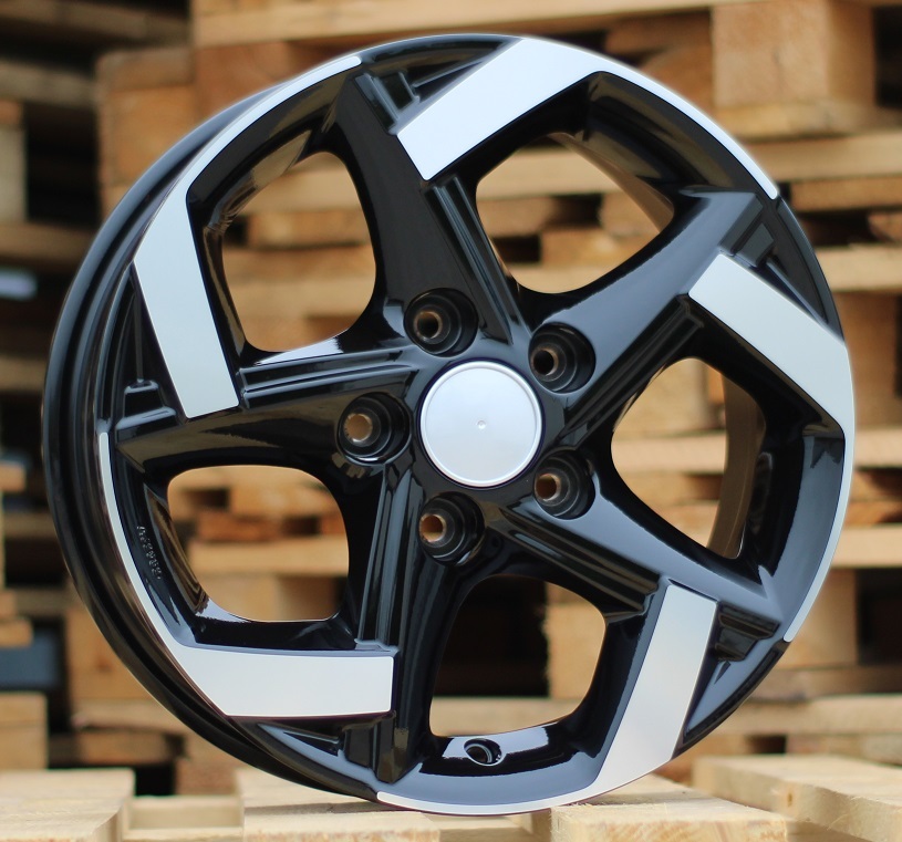 Hyundai B0121  Melns ar pulētu virsmu R15 5X114.3 6J et39 67.1