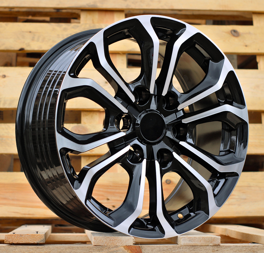 Toyota FBX198  Melns ar pulētu virsmu R17 6X139.7 7.5J et25 106.1