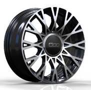 Fiat Y1283  Melns ar pulētu virsmu R16 4X98 6.5J et35 58.1