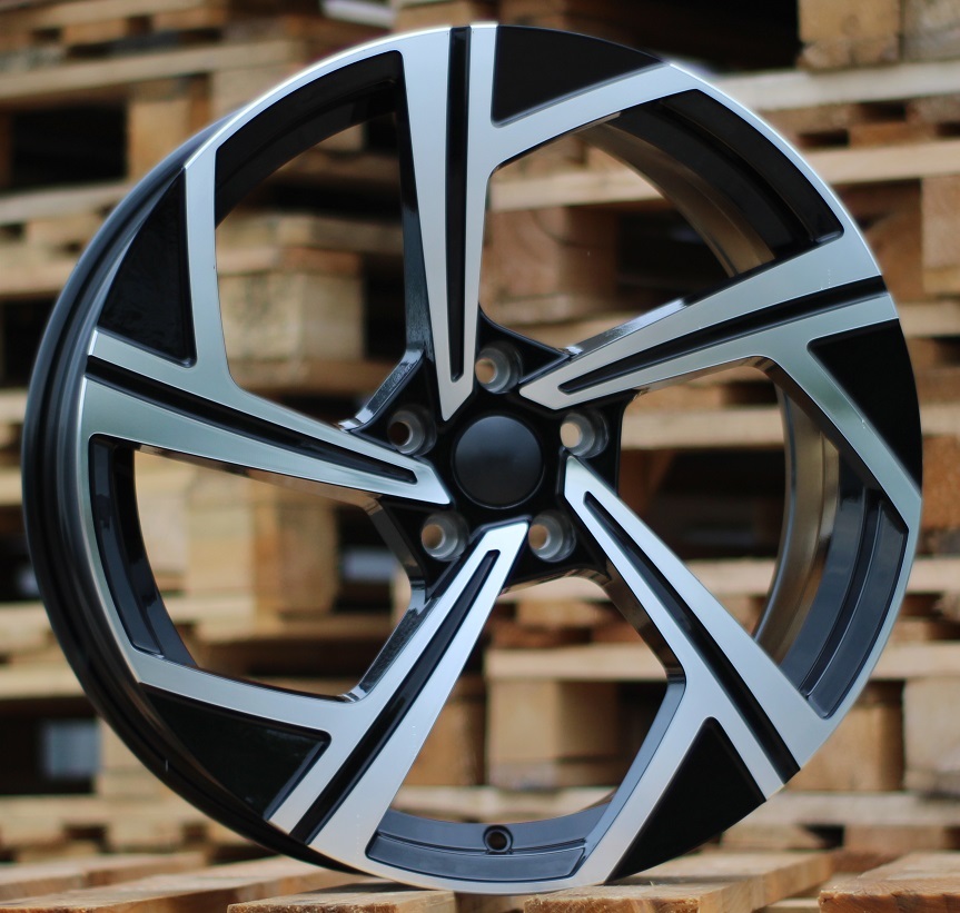 Volkswagen I5502  Melns ar pulētu malu R19 5X112 8J et45 57.1