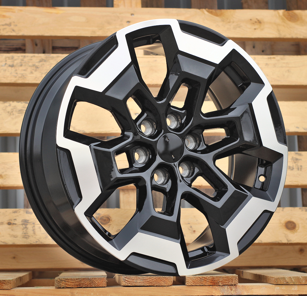 L2279  Melns ar pulētu virsmu R18 6X114.3 7.5J et30 66.1