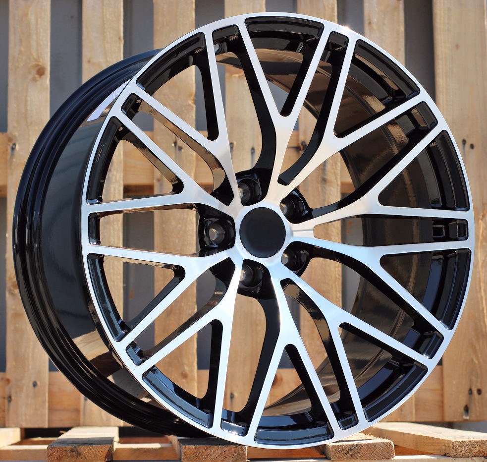 Porsche XFRGW5697  Melns ar pulētu virsmu R20 5X112 10J et19 66.5