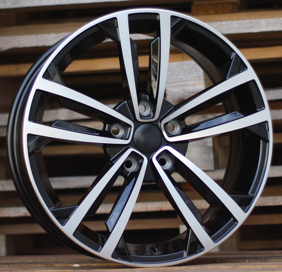 Volkswagen B5287  Melns ar pulētu virsmu R17 5X112 7.5J et45 57.1