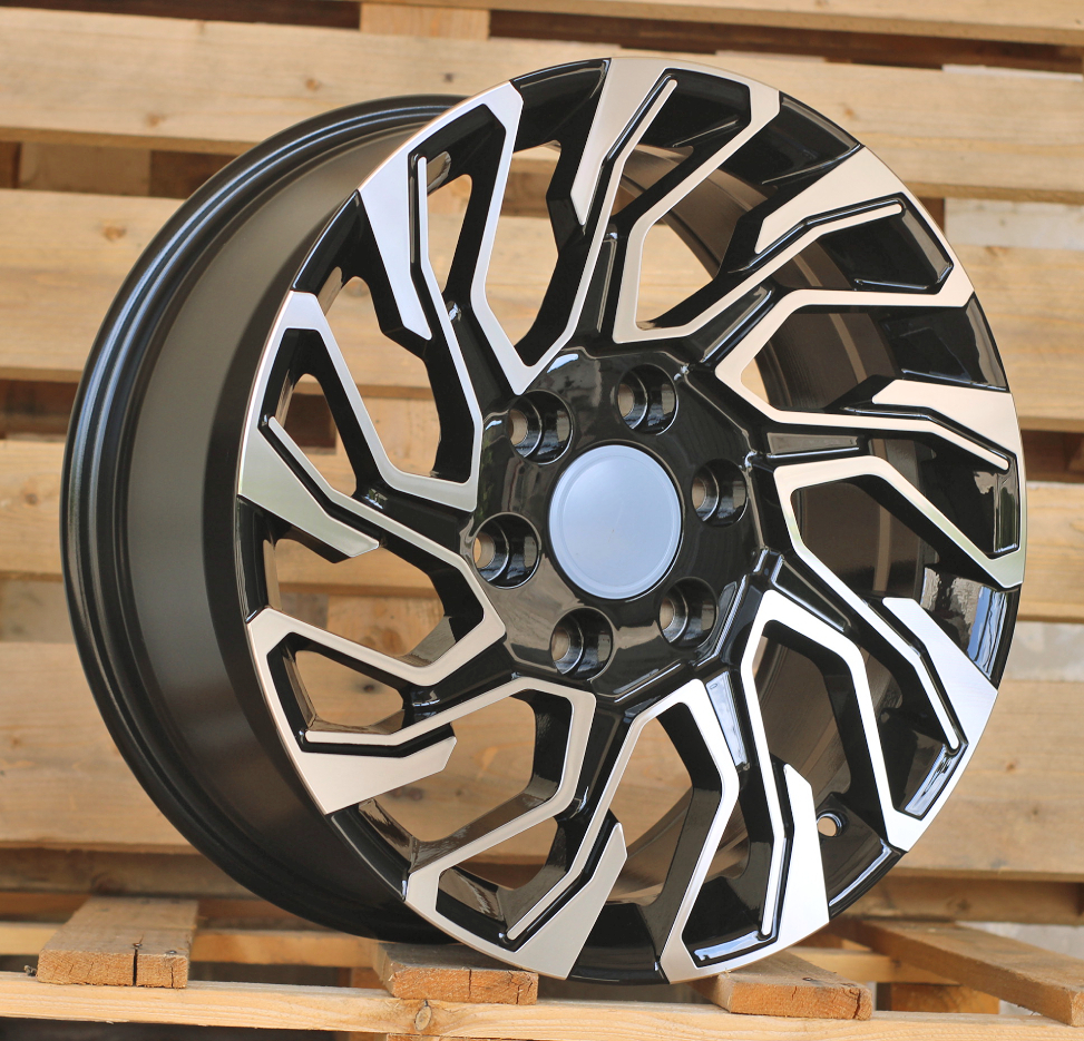 H964F  Melns ar pulētu virsmu R18 6X139.7 8J et25 106.1