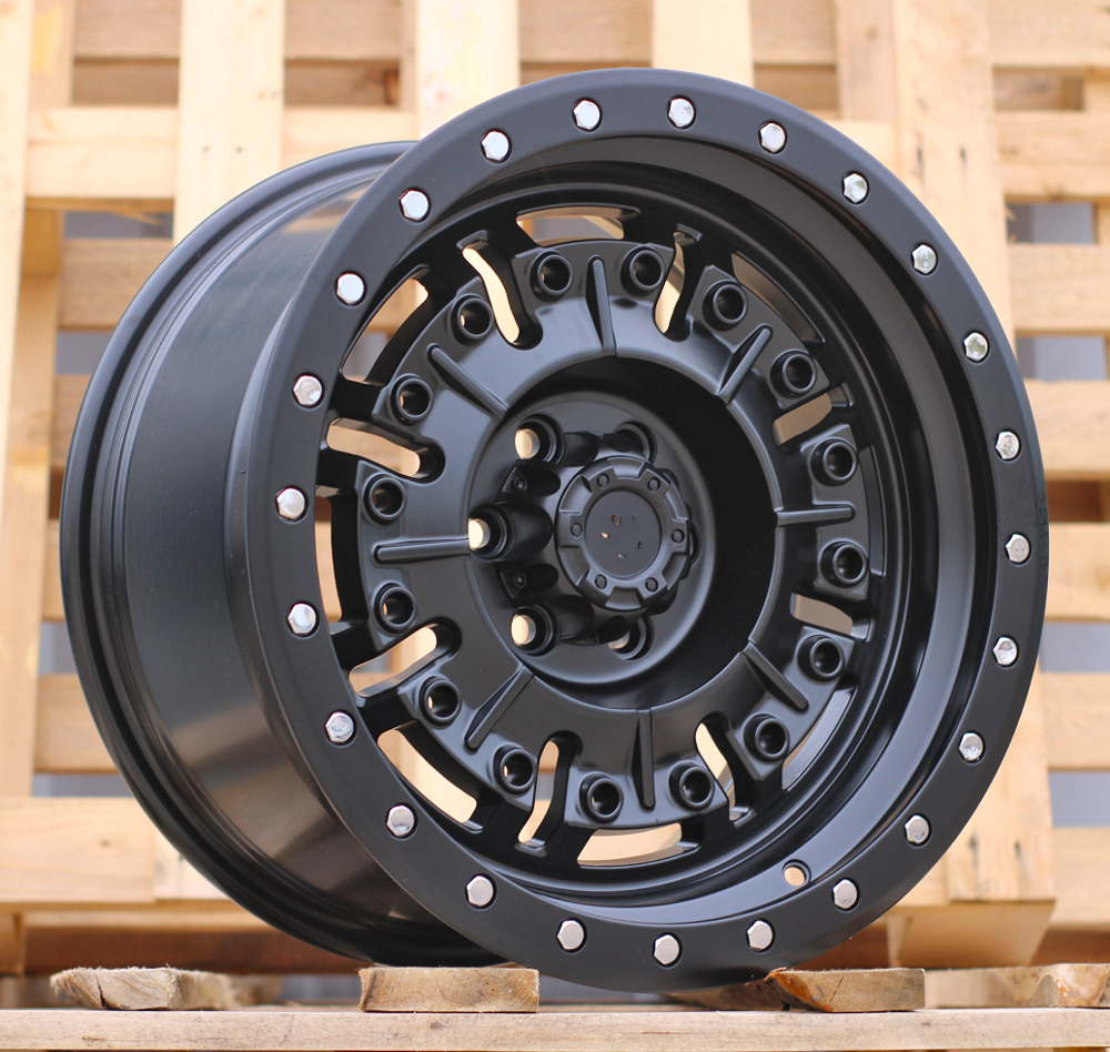 JT250  Melns ar pulētu virsmu R17 6X139.7 9J et 110.1