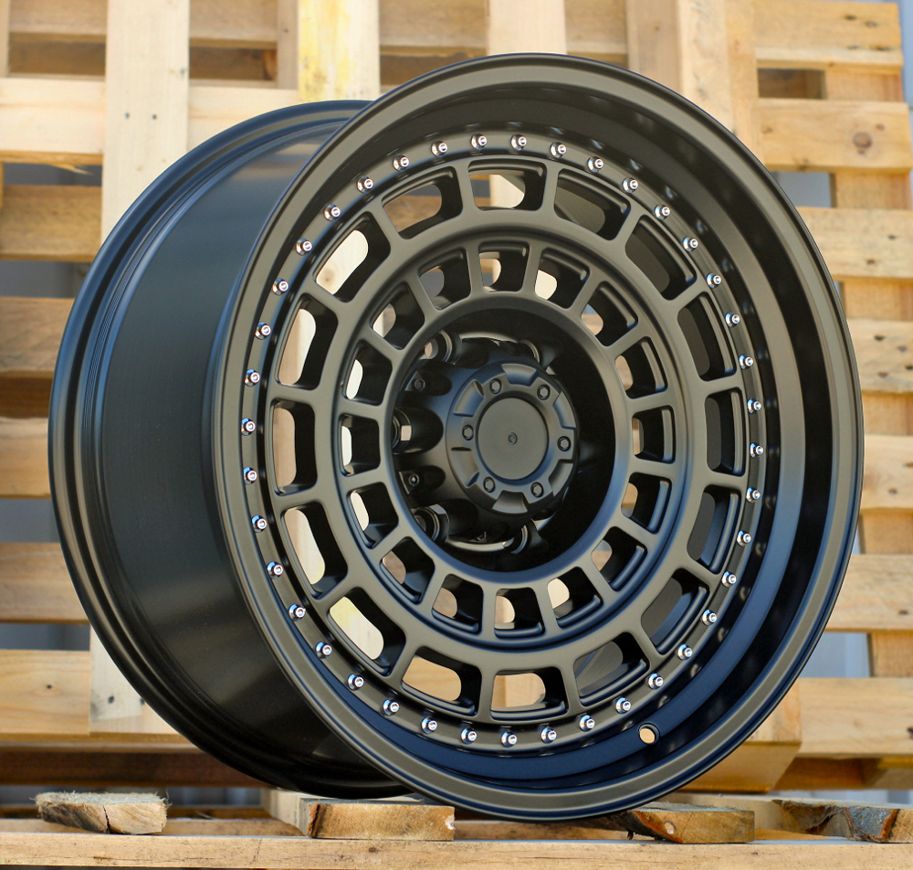 JT221  Melns ar pulētu virsmu R18 6X139.7 9J et 110.1