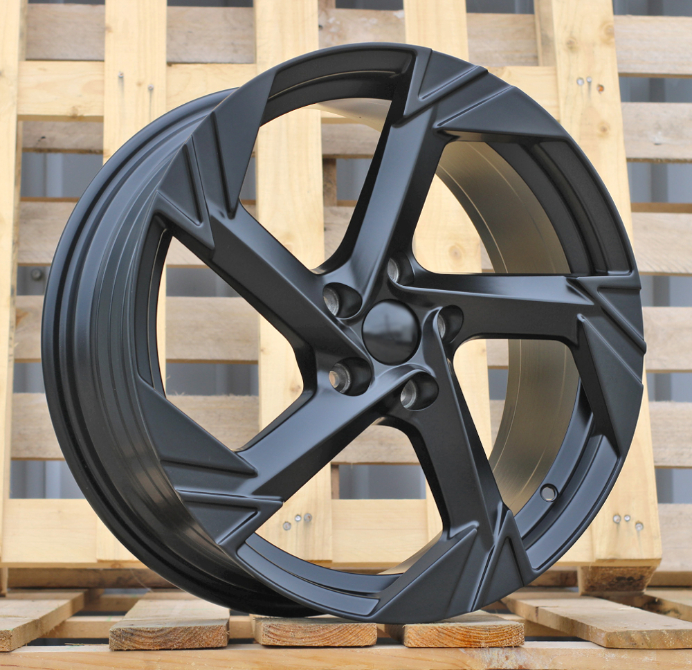 Volkswagen YF5754  Melns pusmatēts R18 5X112 7.5J et45 57.1
