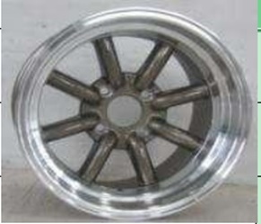 LU257  Melns matēts R14 4X100 6J et30 73.1