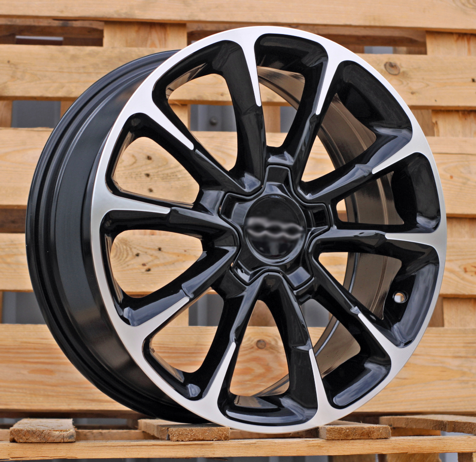 Fiat Y1281  Melns ar pulētu virsmu R17 5X110 7J et40 65.1