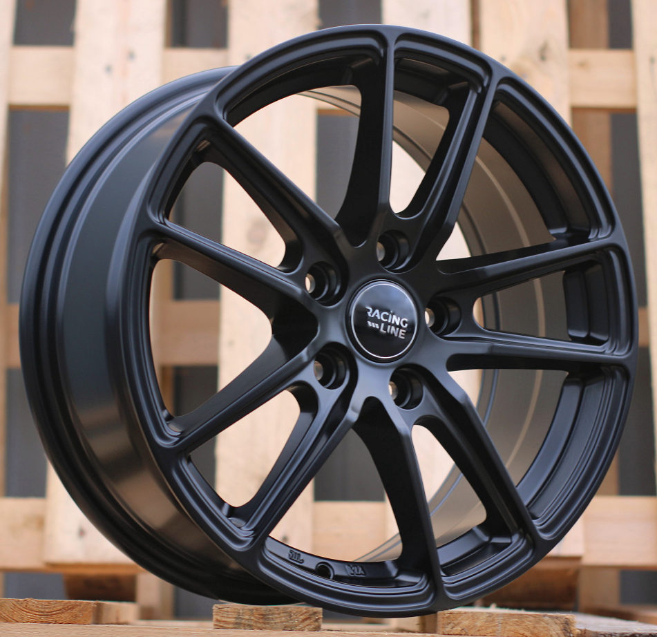 BK1155  Melns pusmatēts R16 5X100 7J et40 57.1