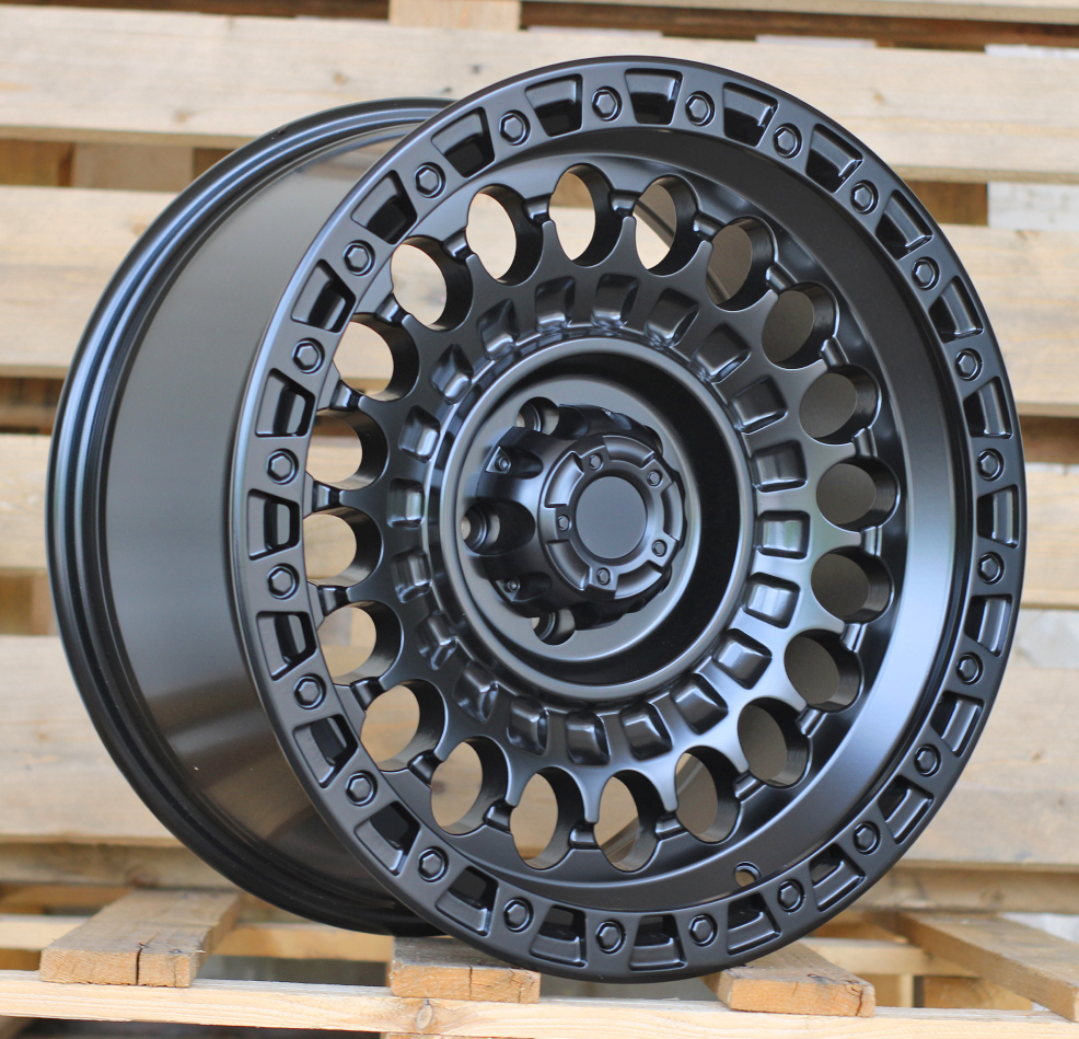 JT220  Melns matēts R18 6X114.3 9J et 66.1